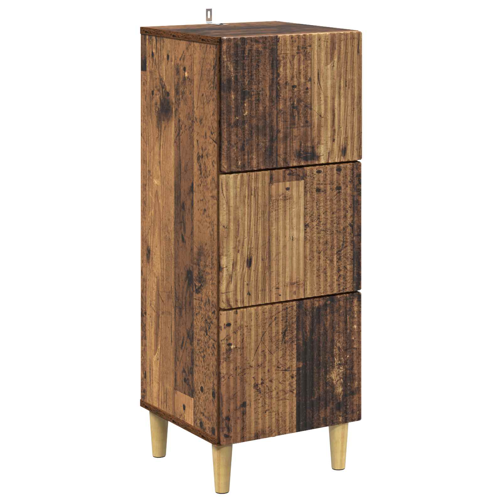 Cajonera Brillante 33 x 34,5 x 90 cm Madera de Ingeniería