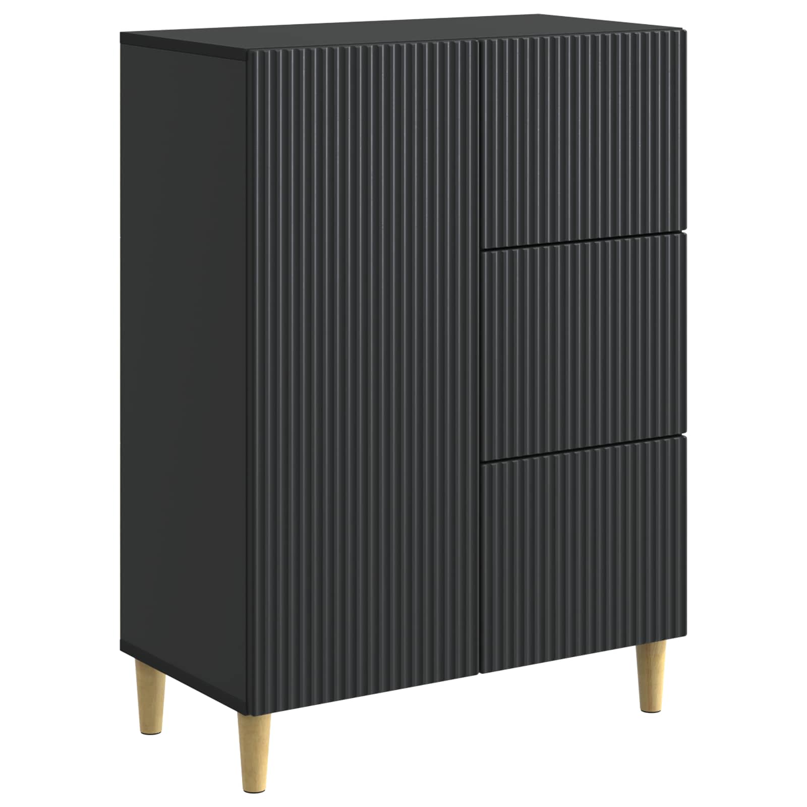 Aparador Brillante 66 x 34,5 x 90 cm Madera de Ingeniería
