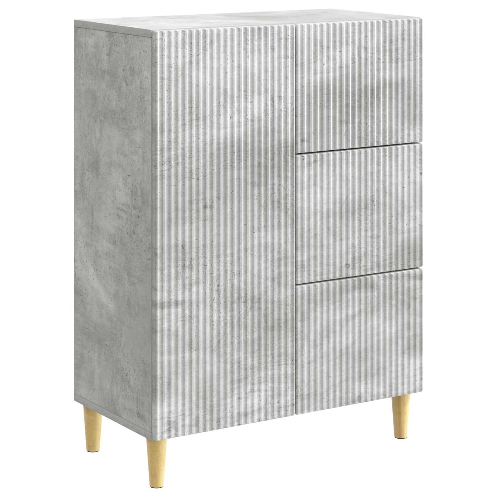 Aparador Brillante 66 x 34,5 x 90 cm Madera de Ingeniería