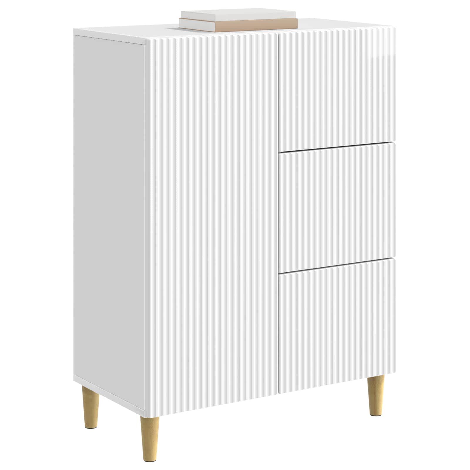 Aparador Brillante 66 x 34,5 x 90 cm Madera de Ingeniería