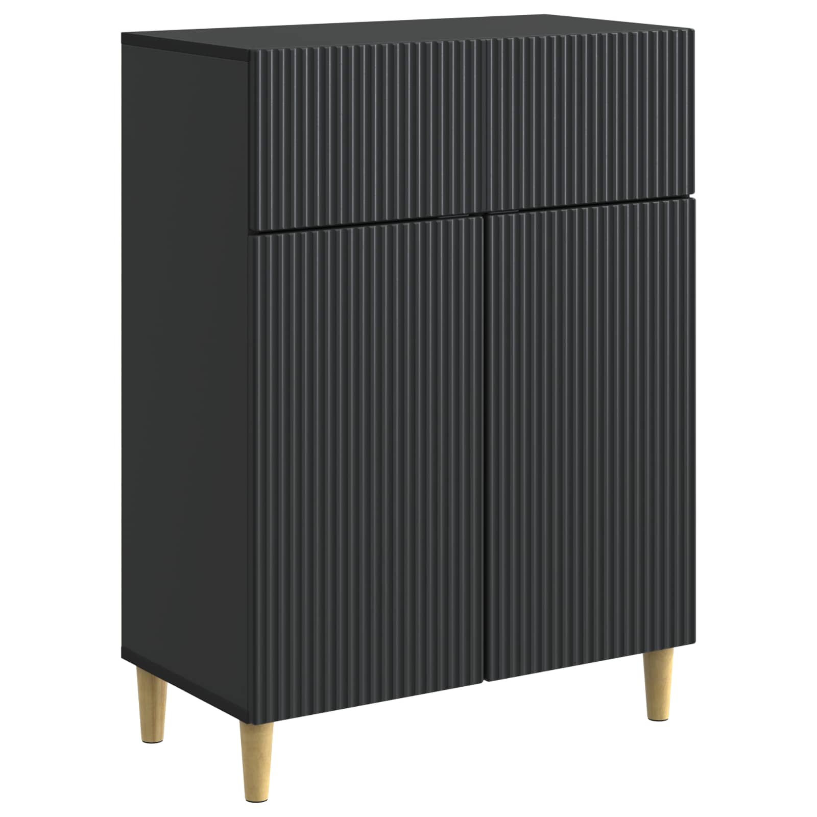 Aparador con cajón Madera envejecida 66 x 34,5 x 90 cm