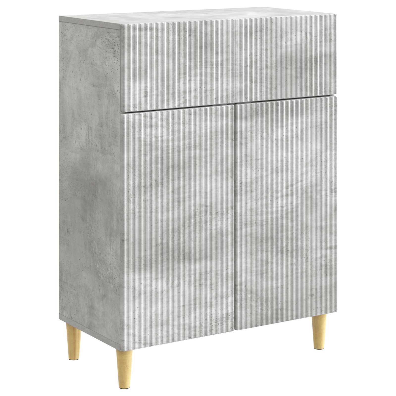 Aparador con cajón Madera envejecida 66 x 34,5 x 90 cm