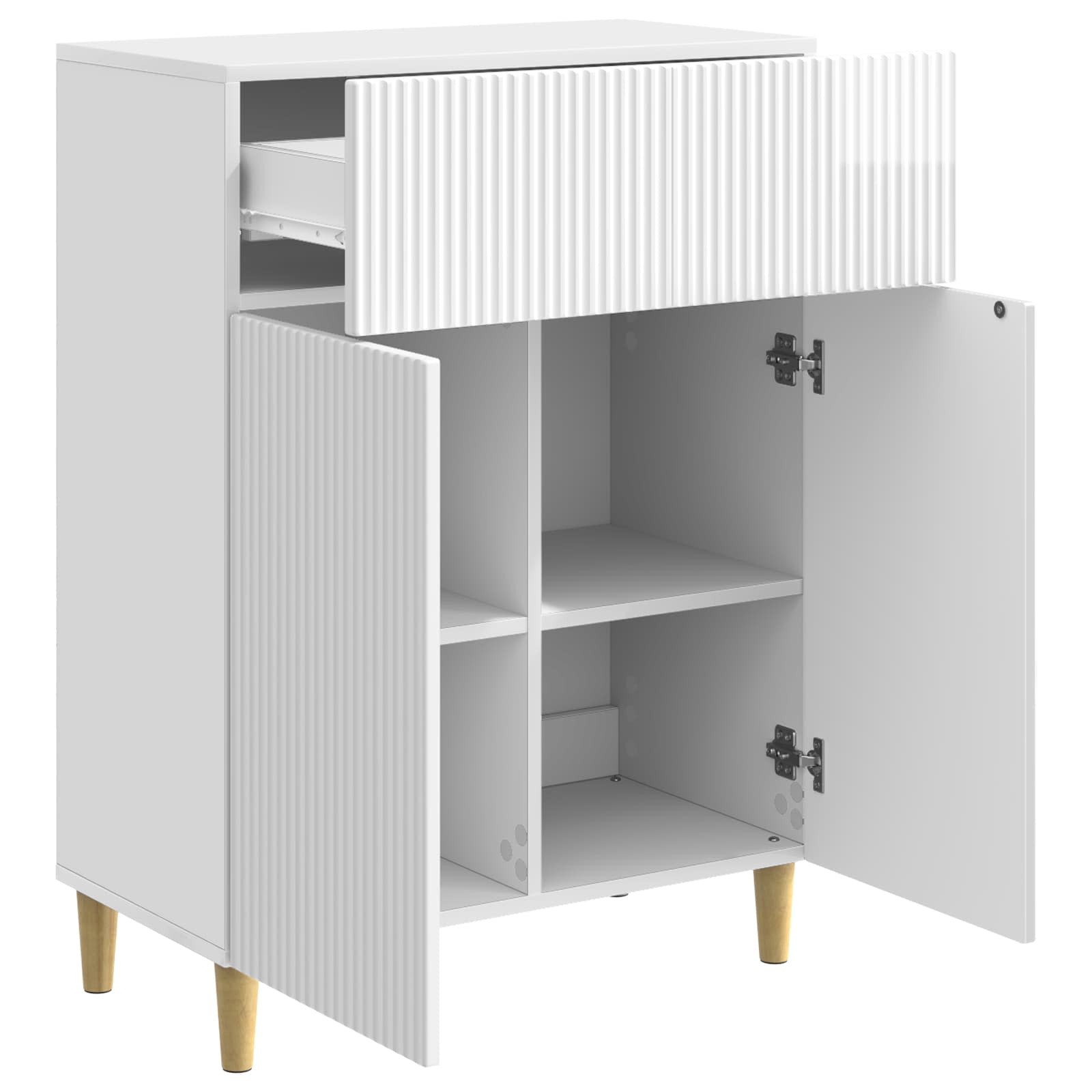 Aparador Brillante 66 x 34,5 x 90 cm Madera de Ingeniería