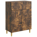 Aparador Roble Ahumado 66 x 34,5 x 90 cm Madera de Ingeniería