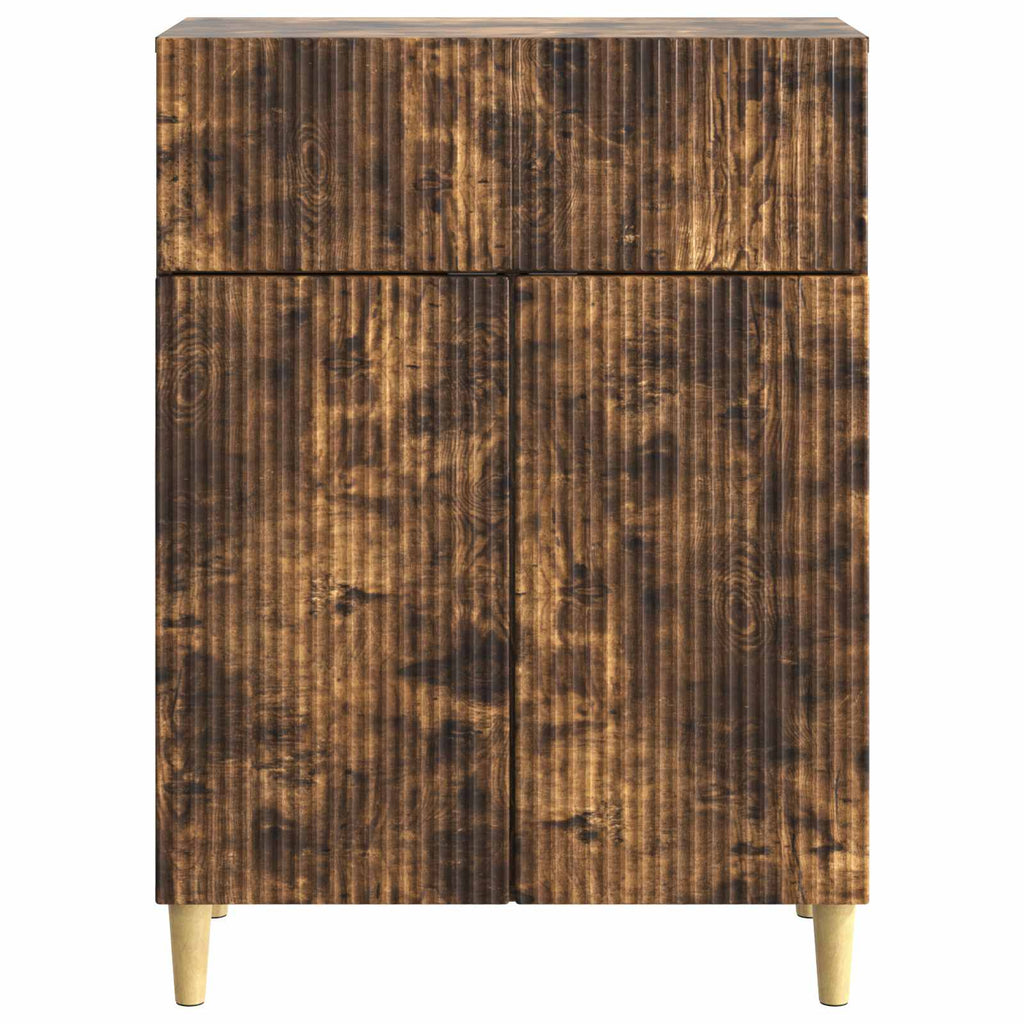 Aparador Roble Ahumado 66 x 34,5 x 90 cm Madera de Ingeniería