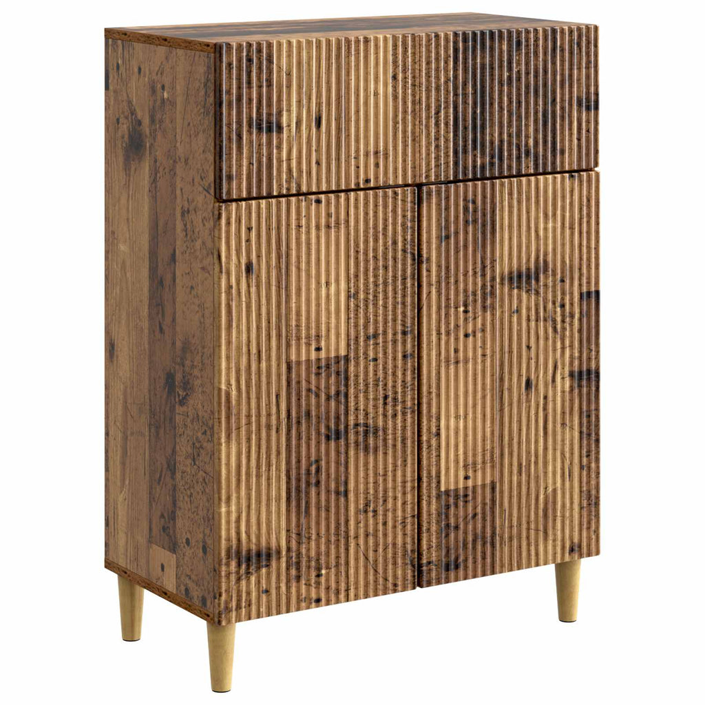 Aparador con cajón Madera envejecida 66 x 34,5 x 90 cm