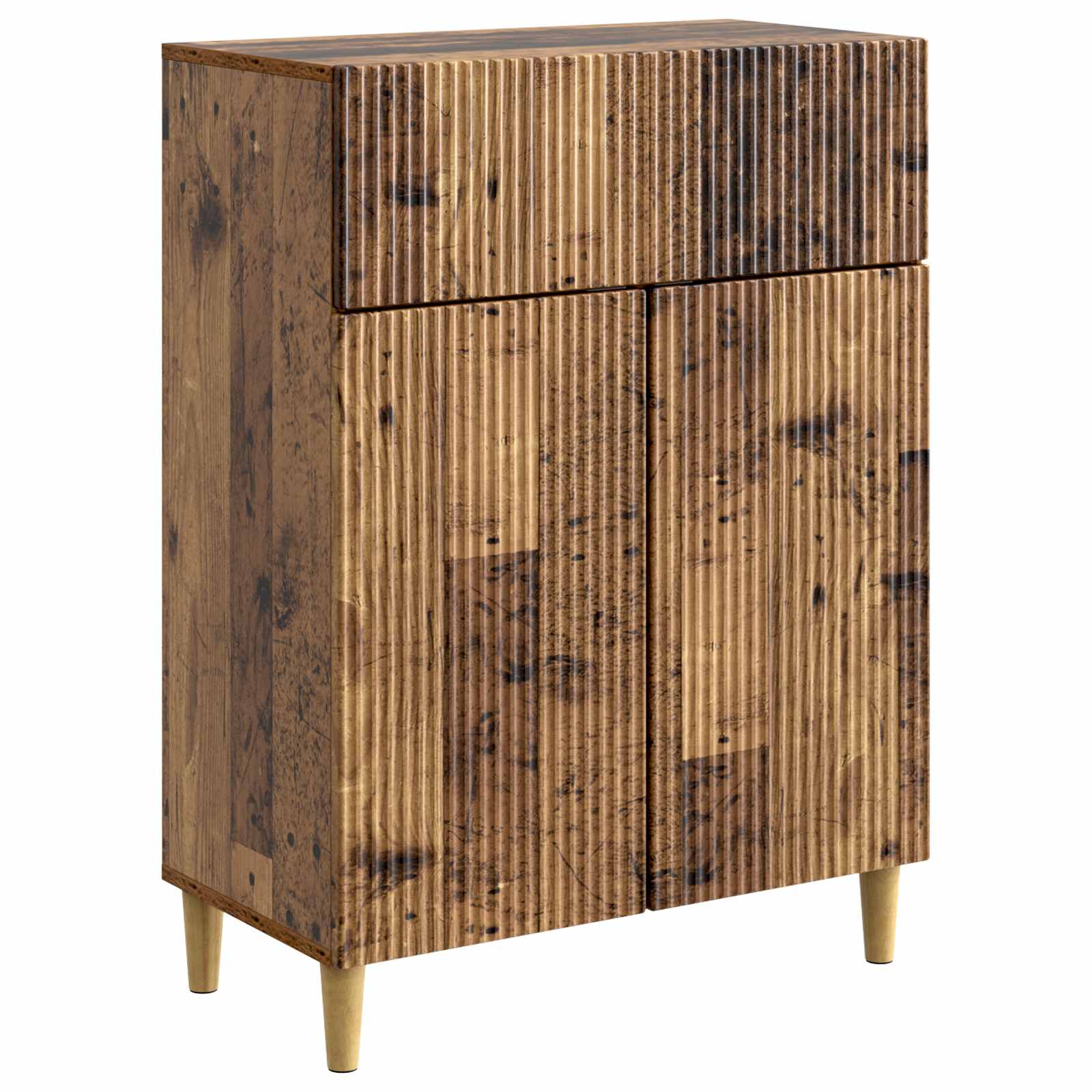 Aparador con cajón Madera envejecida 66 x 34,5 x 90 cm