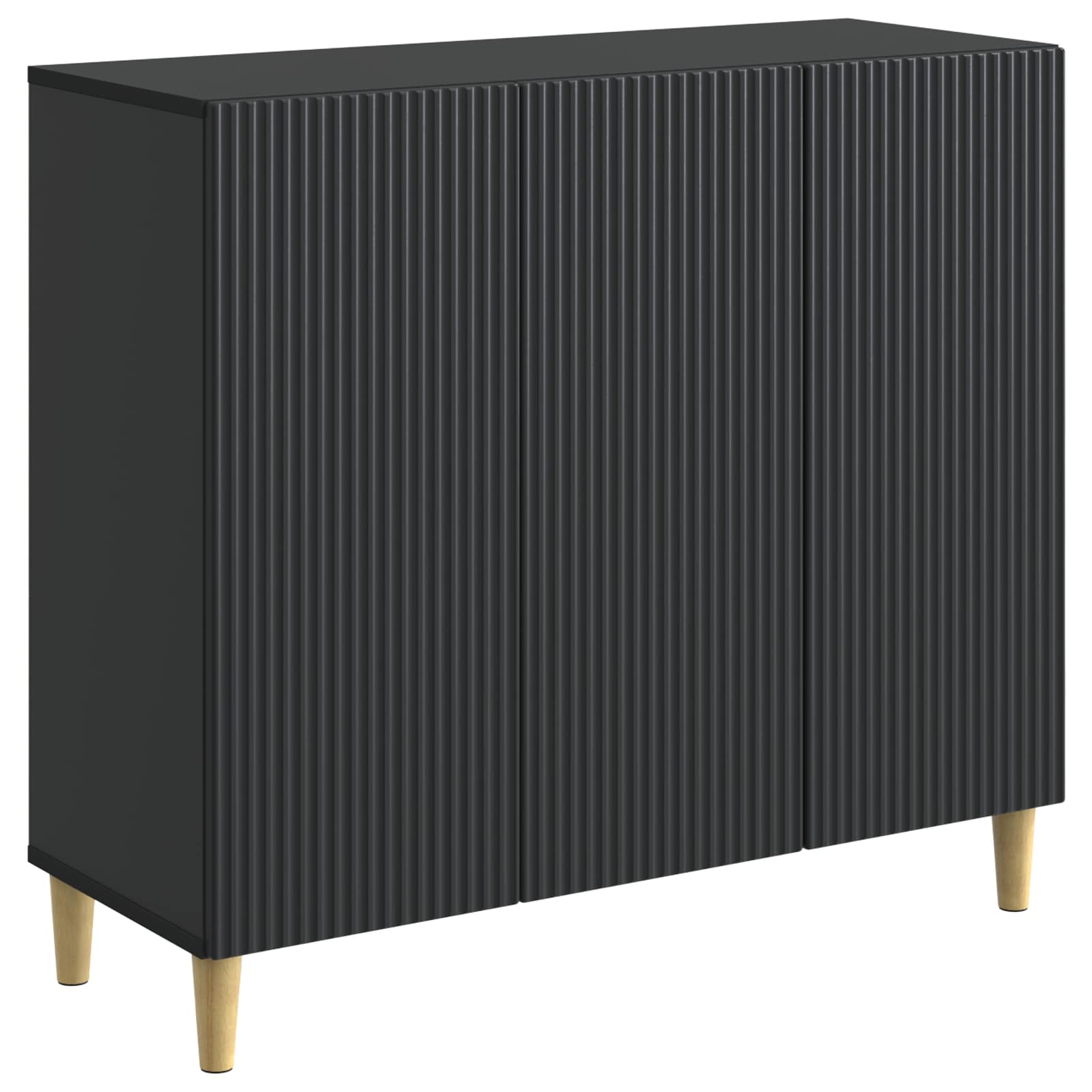 Aparador Brillante 89 x 34,5 x 80 cm Madera de Ingeniería