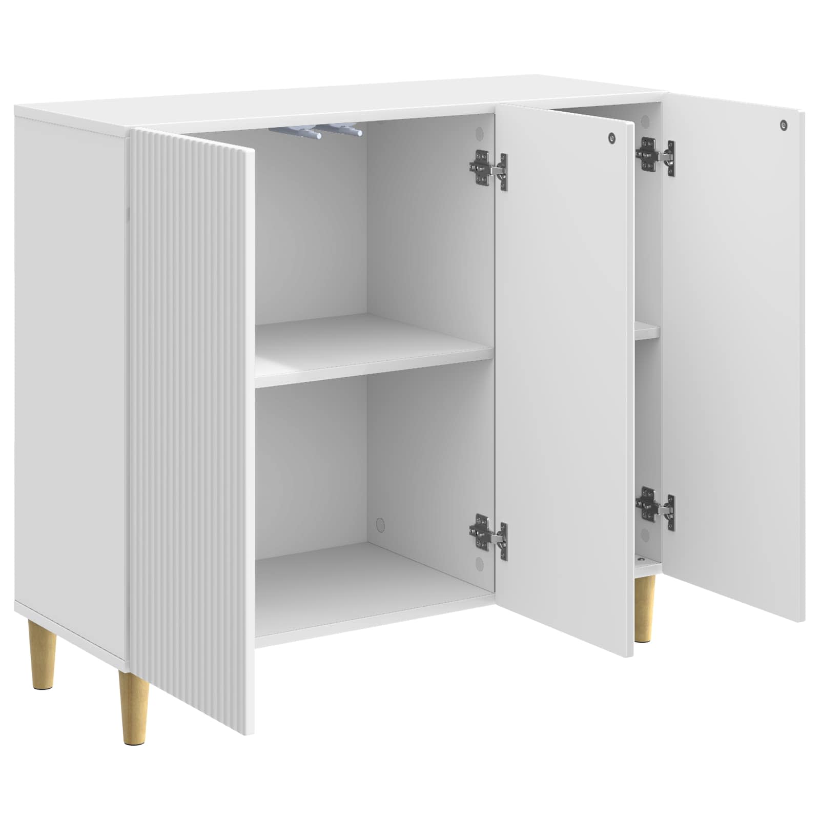 Aparador Brillante 89 x 34,5 x 80 cm Madera de Ingeniería