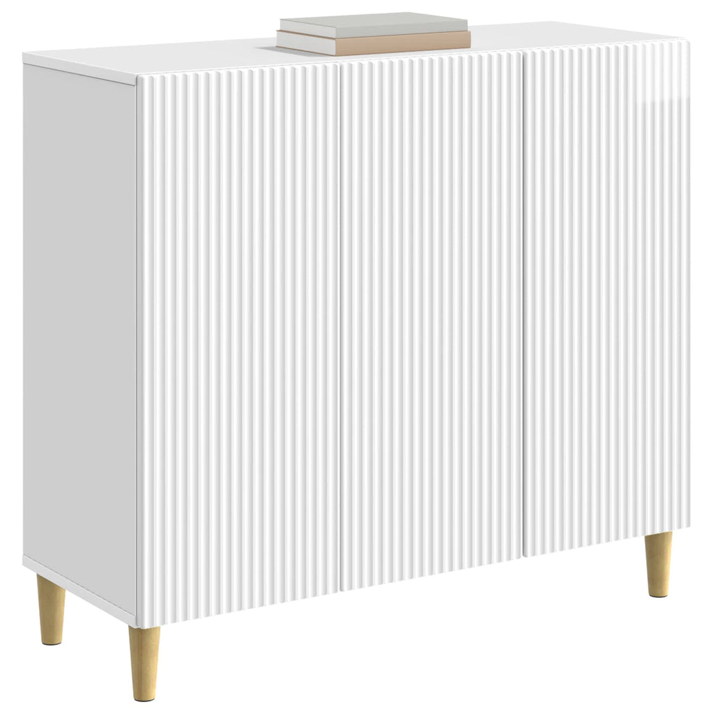 Aparador Brillante 89 x 34,5 x 80 cm Madera de Ingeniería