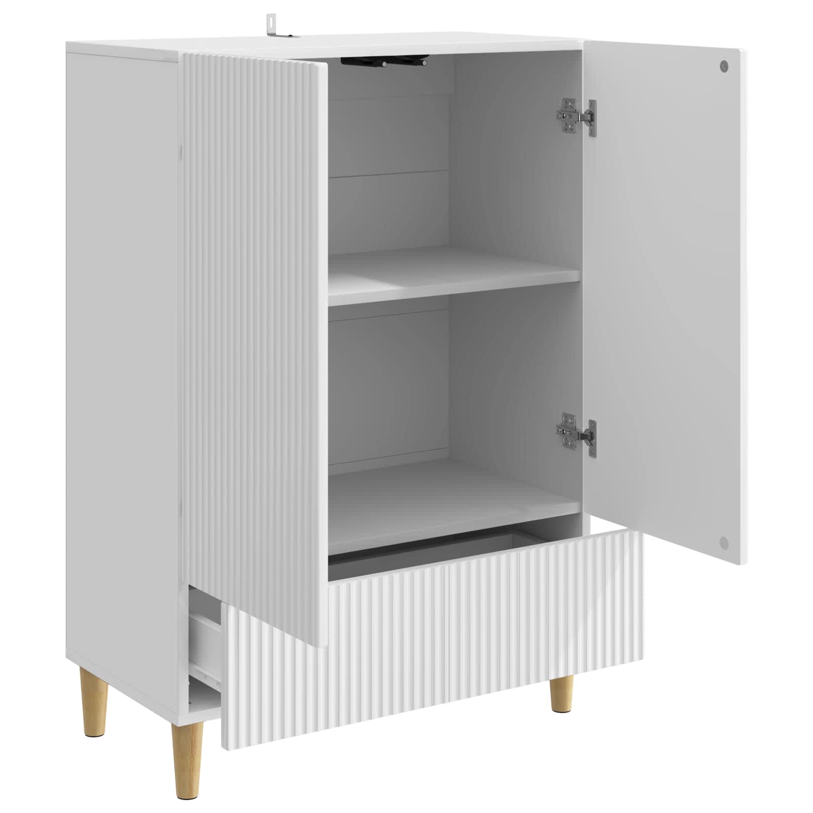 Aparador Brillante 66 x 34,5 x 95 cm Madera de Ingeniería