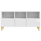 Mueble de TV Brillante 102 x 34,5 x 50 cm Madera de Ingeniería