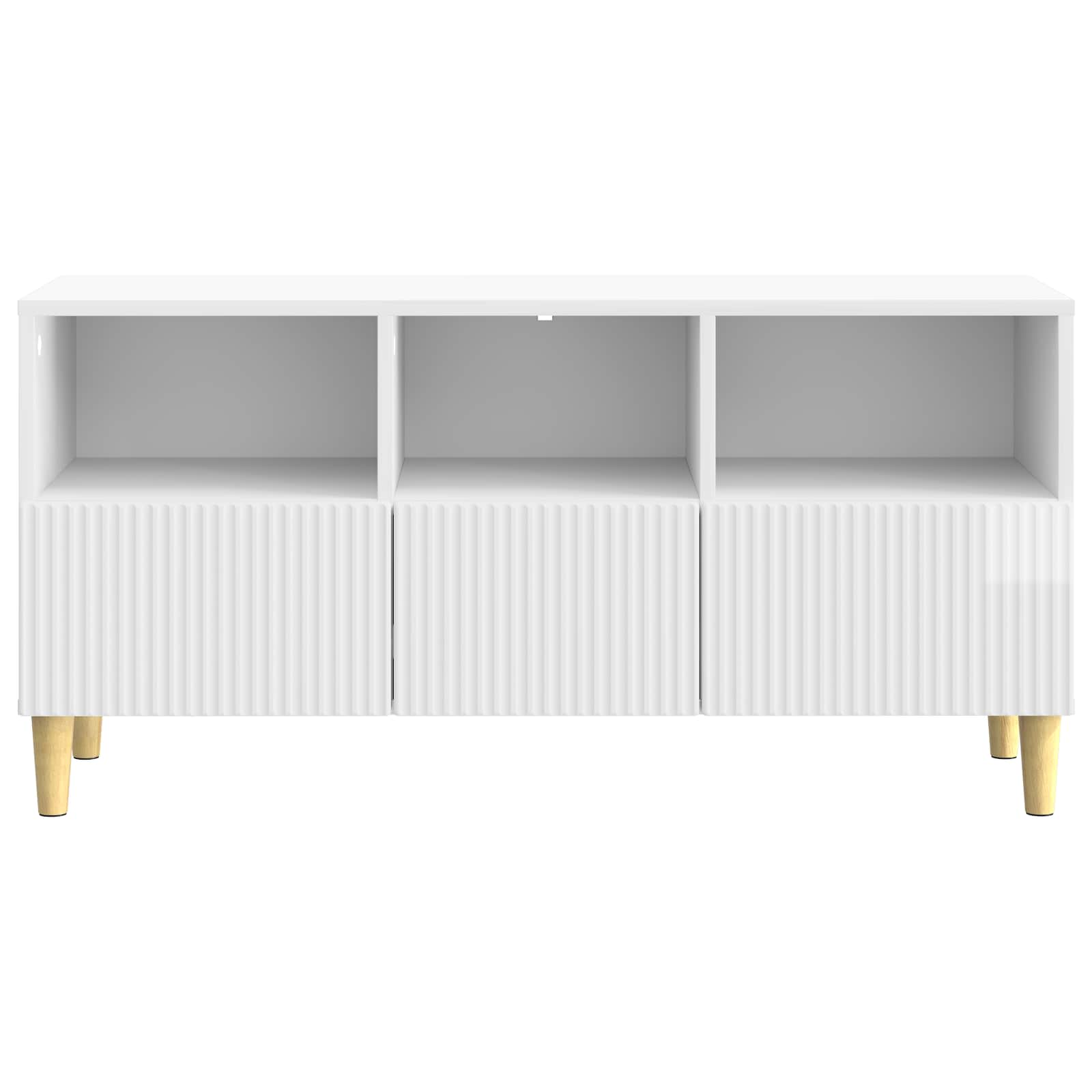 Mueble de TV Brillante 102 x 34,5 x 50 cm Madera de Ingeniería