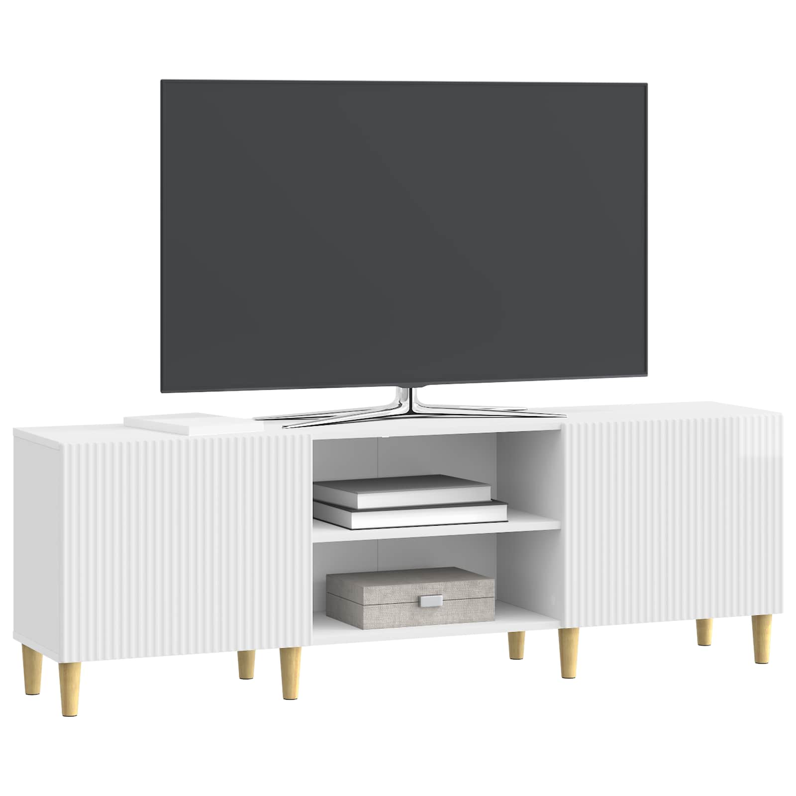 Mueble de TV Brillante 150 x 31 x 50 cm Madera de Ingeniería