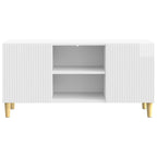 Mueble de TV Brillante 102 x 34,5 x 50 cm Madera de Ingeniería