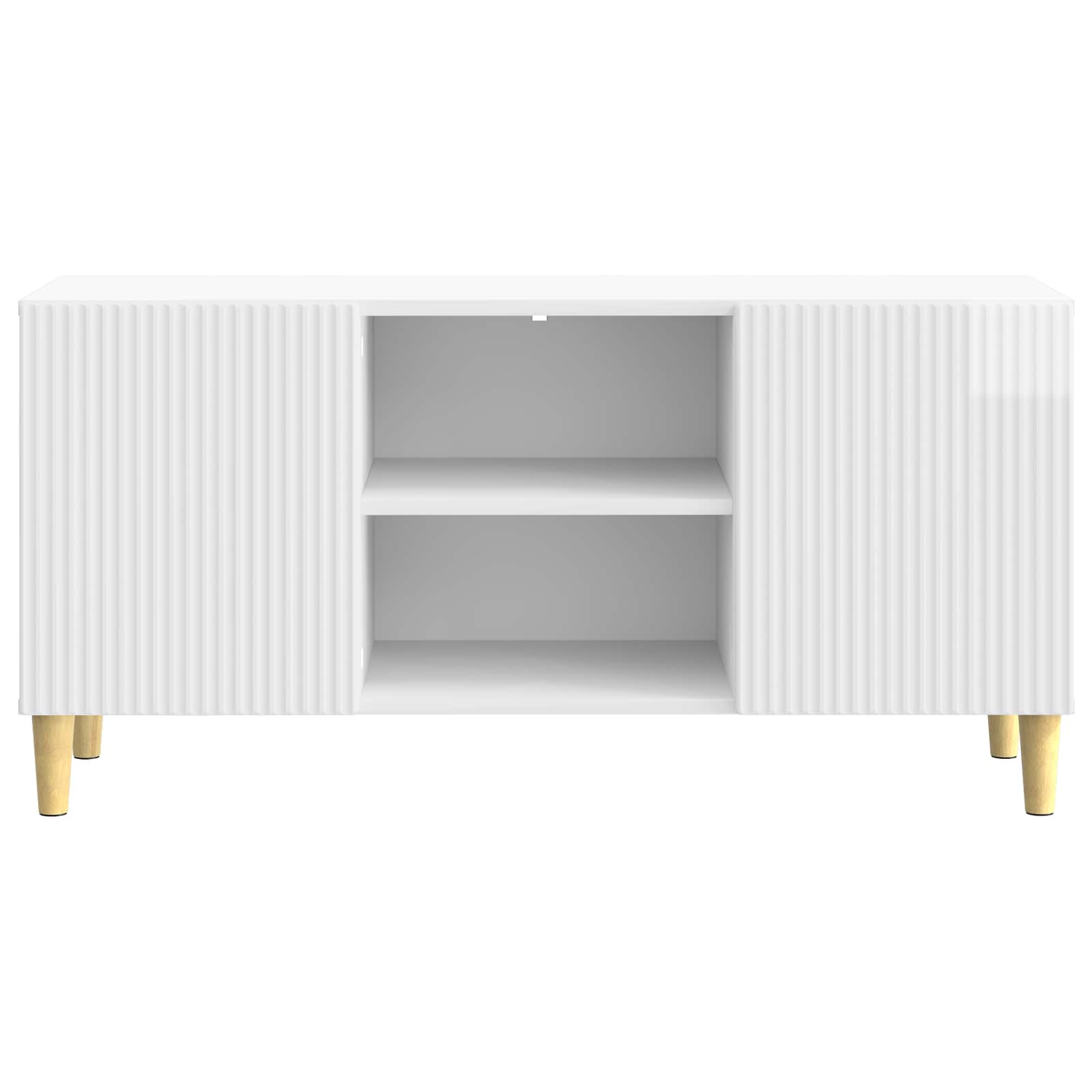Mueble de TV Brillante 102 x 34,5 x 50 cm Madera de Ingeniería