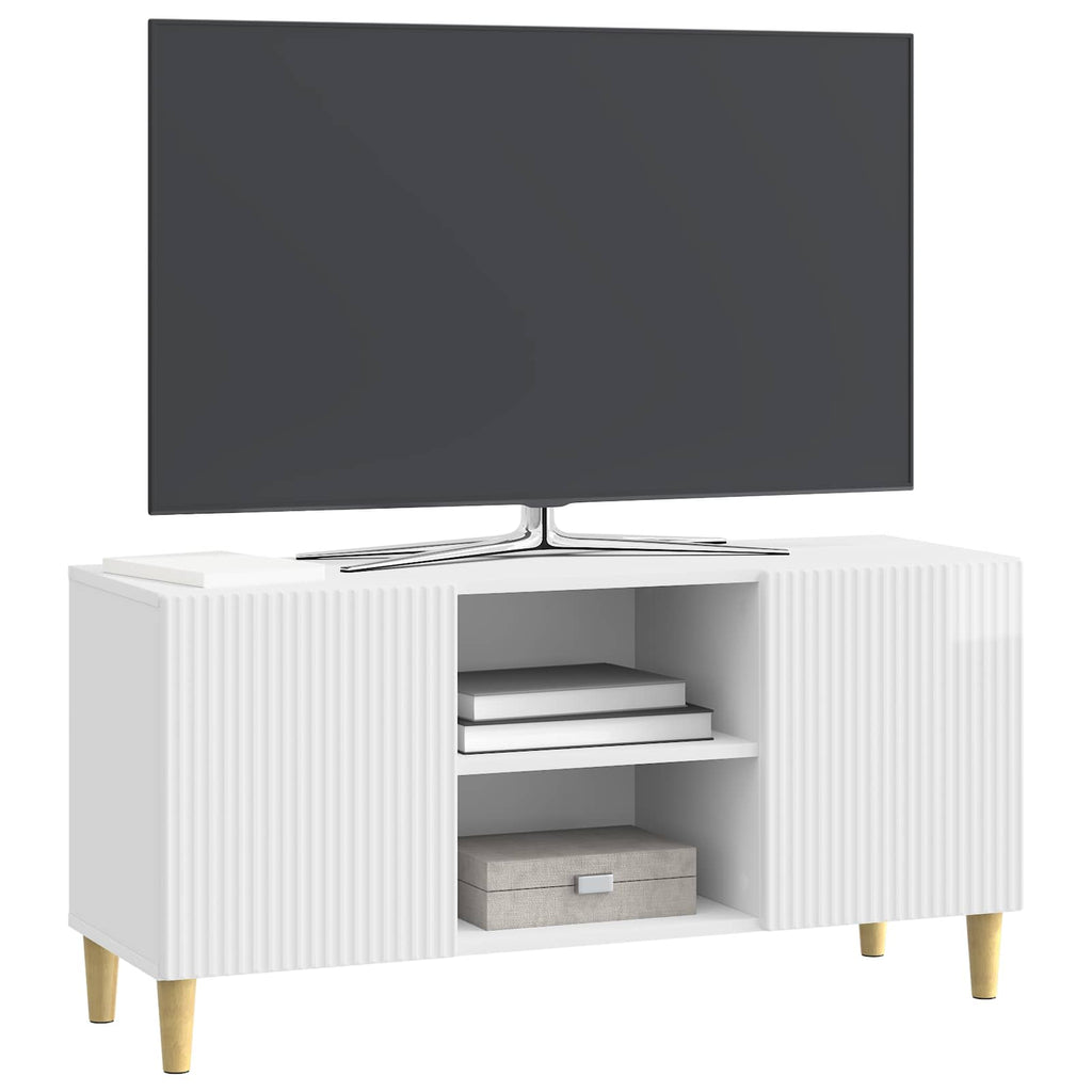 Mueble de TV Brillante 102 x 34,5 x 50 cm Madera de Ingeniería