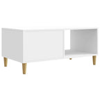 Mesa de Café Brillante 90 x 50 x 40 cm Madera de Ingeniería