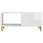 Mesa de Café Brillante 90 x 50 x 40 cm Madera de Ingeniería