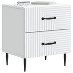 Armario de Noche 2 pcs 43 x 34,5 x 47,5 cm Madera de Ingeniería