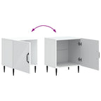 Armario de Noche 2 pcs 43 x 34,5 x 50 cm Madera de Ingeniería