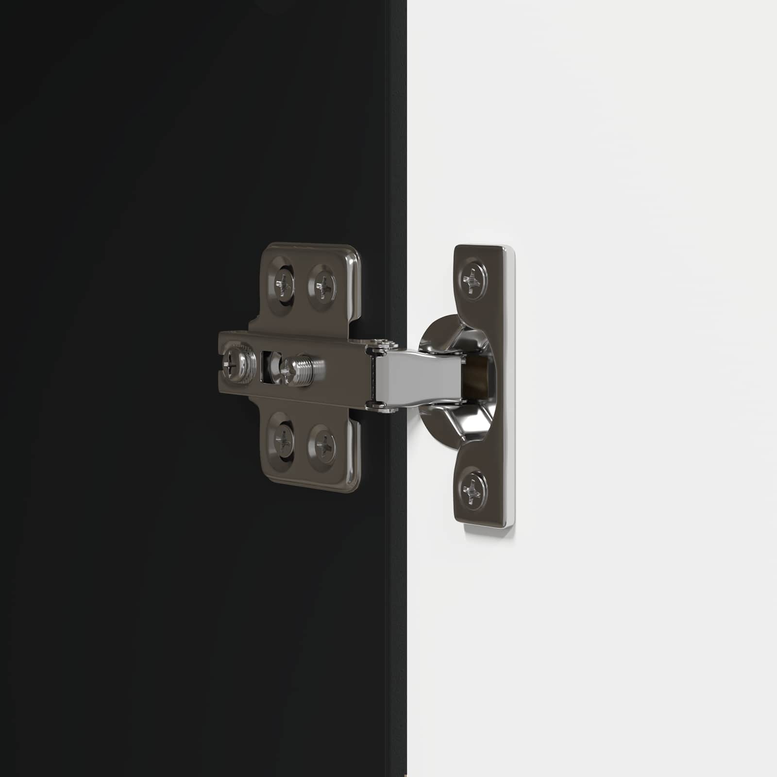 Aparador Negro 33 x 34,5 x 89,5 cm Madera de Ingeniería