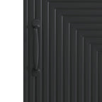 Aparador Negro 33 x 34,5 x 89,5 cm Madera de Ingeniería