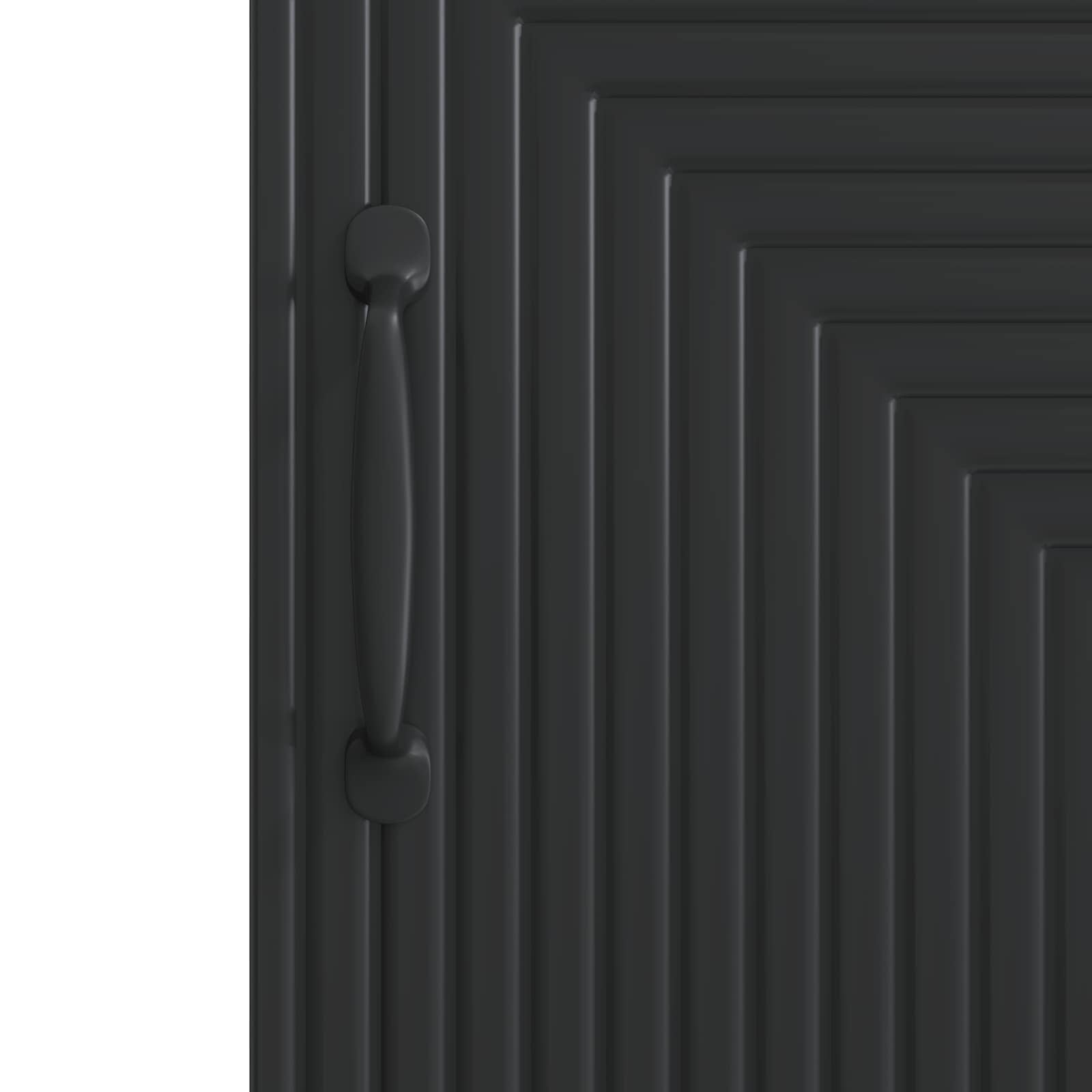 Aparador Negro 33 x 34,5 x 89,5 cm Madera de Ingeniería