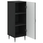 Aparador Negro 33 x 34,5 x 89,5 cm Madera de Ingeniería