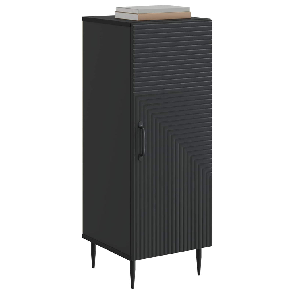 Aparador Negro 33 x 34,5 x 89,5 cm Madera de Ingeniería