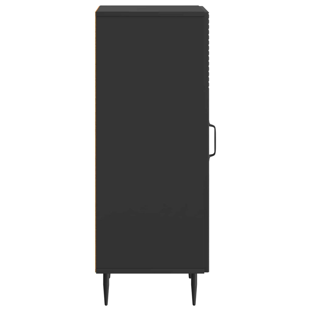 Aparador Negro 33 x 34,5 x 89,5 cm Madera de Ingeniería