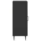Aparador Negro 33 x 34,5 x 89,5 cm Madera de Ingeniería