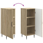 Aparador Roble Sonoma 33 x 34,5 x 89,5 cm Madera de Ingeniería