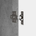 Aparador Gris Hormigón 33 x 34,5 x 89,5 cm Madera de Ingeniería