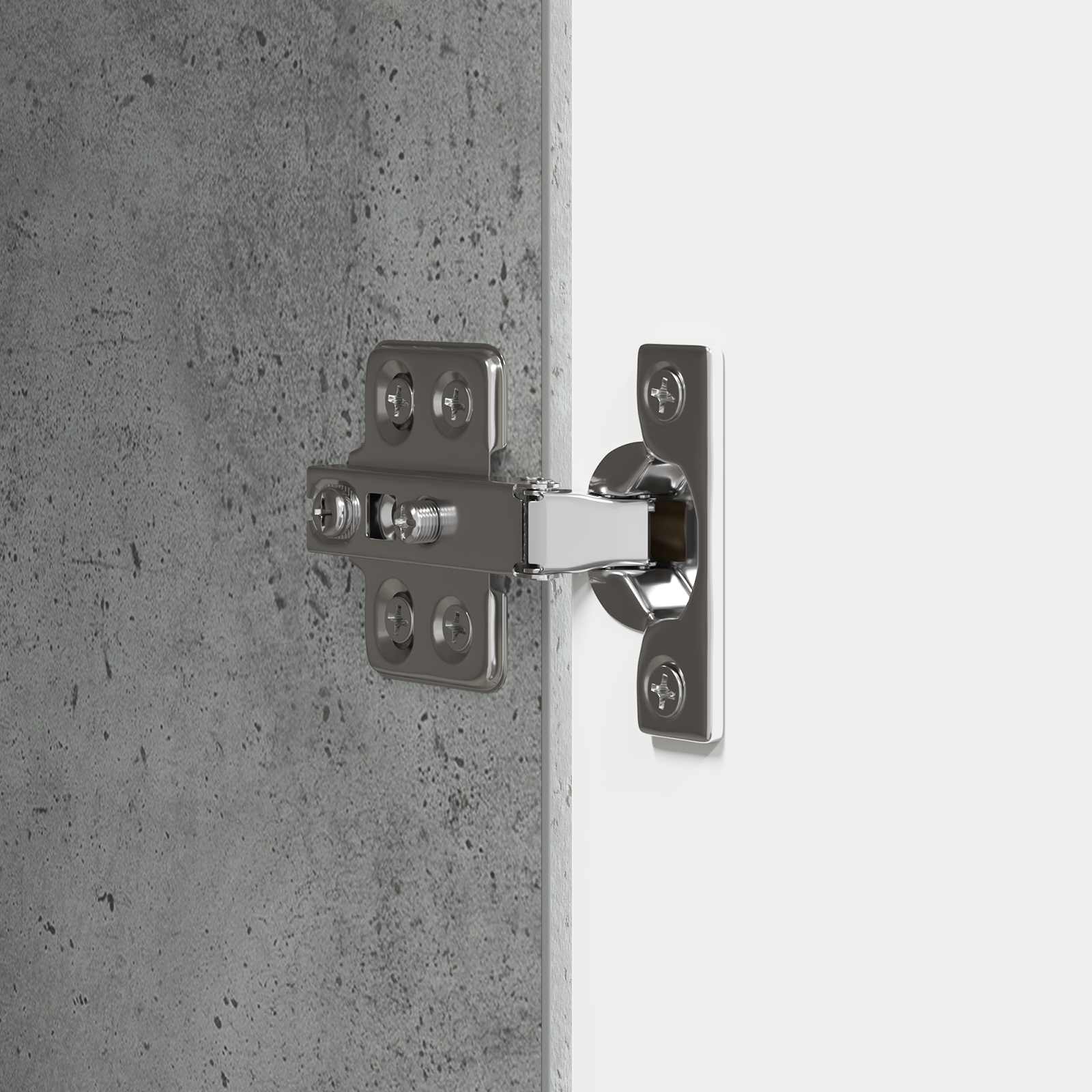Aparador Gris Hormigón 33 x 34,5 x 89,5 cm Madera de Ingeniería