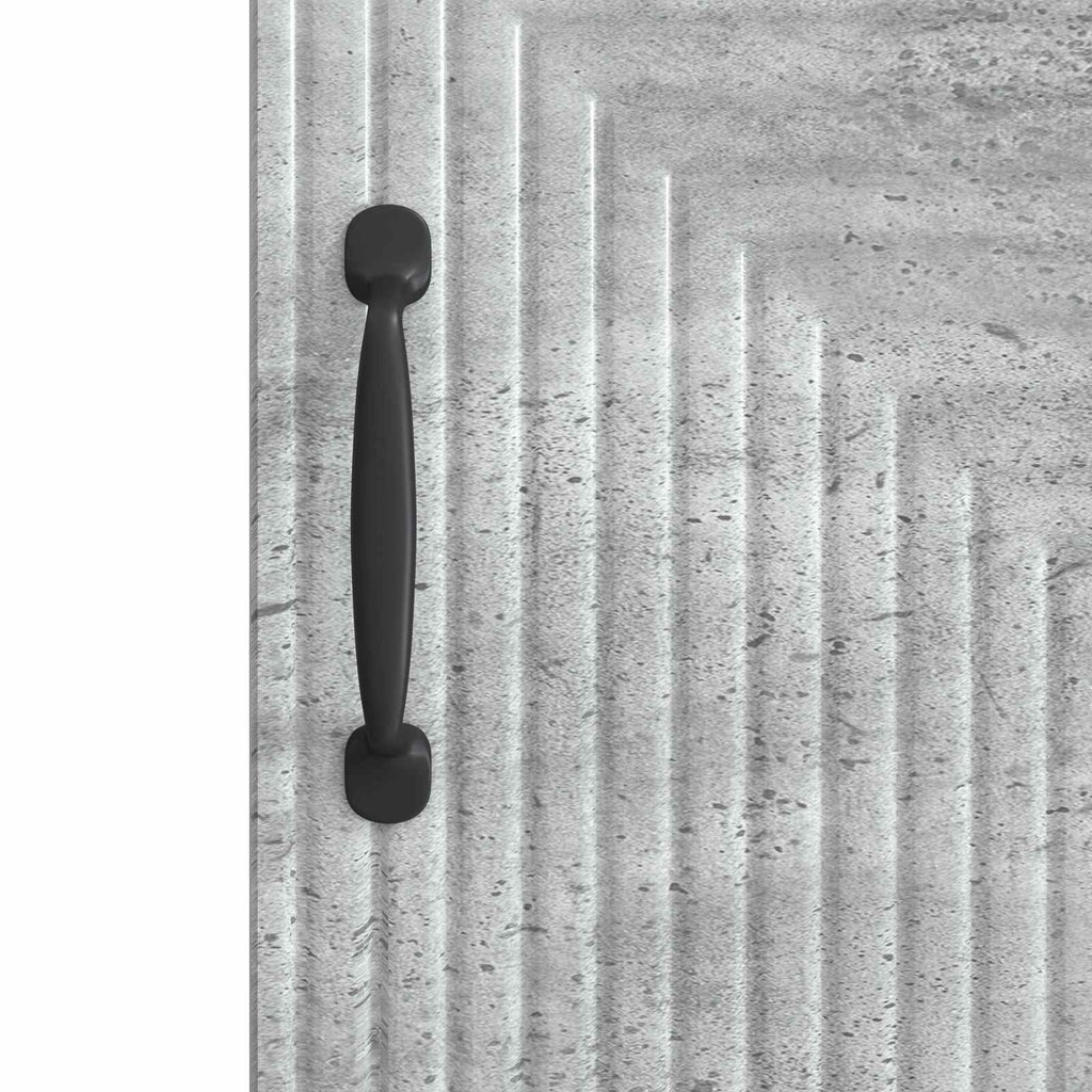 Aparador Gris Hormigón 33 x 34,5 x 89,5 cm Madera de Ingeniería