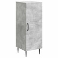 Aparador Gris Hormigón 33 x 34,5 x 89,5 cm Madera de Ingeniería