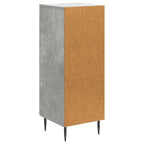 Aparador Gris Hormigón 33 x 34,5 x 89,5 cm Madera de Ingeniería