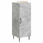 Aparador Gris Hormigón 33 x 34,5 x 89,5 cm Madera de Ingeniería
