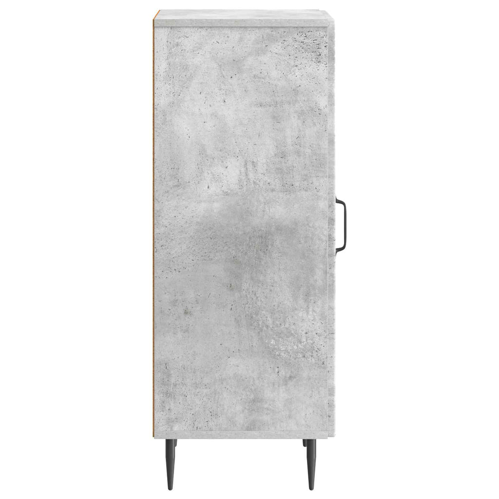 Aparador Gris Hormigón 33 x 34,5 x 89,5 cm Madera de Ingeniería