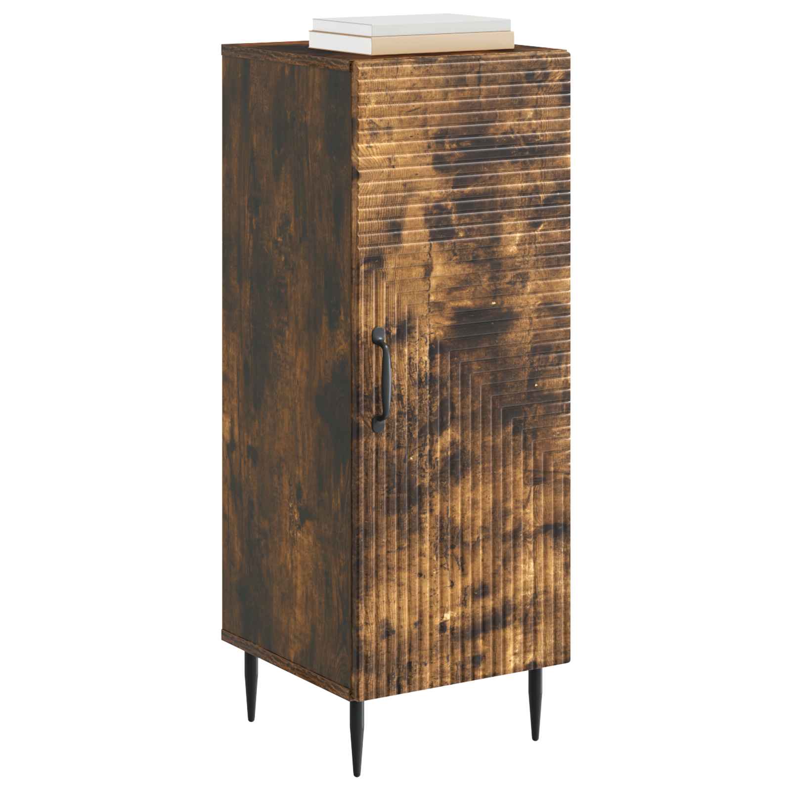 Aparador Roble Ahumado 33 x 34,5 x 89,5 cm Madera de Ingeniería