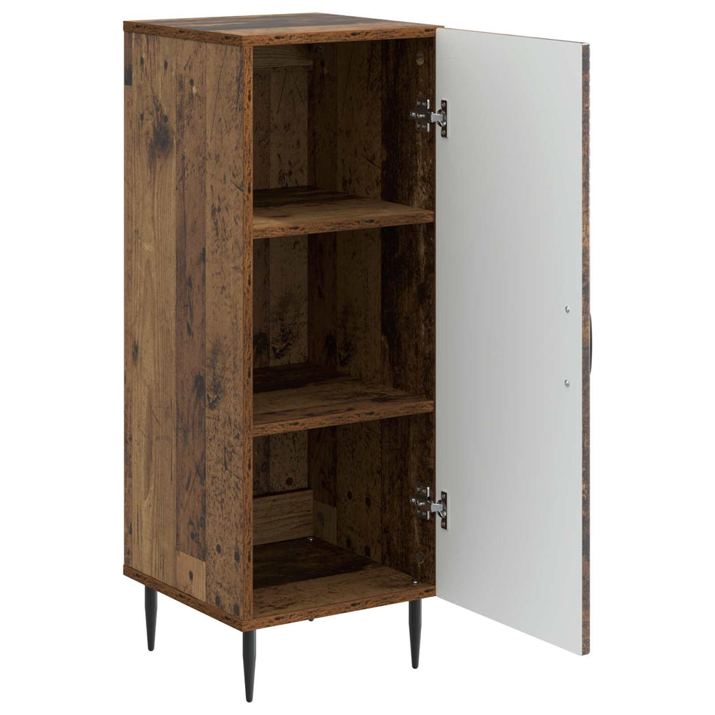 Aparador Madera envejecida 33 x 34,5 x 89,5 cm