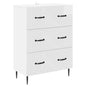 Cajonera Blanco Brillante 66 x 34,5 x 89,5 cm