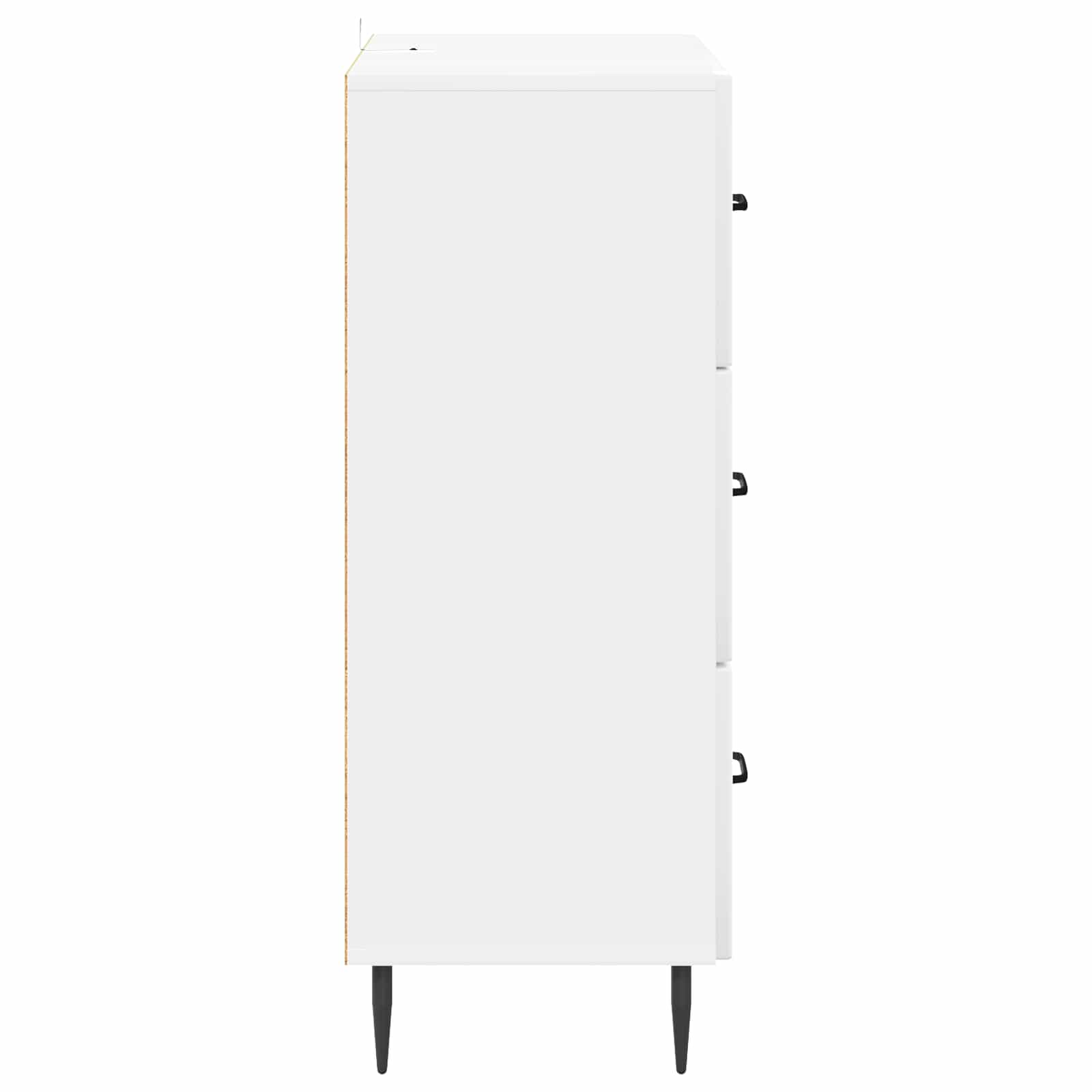 Cajonera Blanco Brillante 66 x 34,5 x 89,5 cm