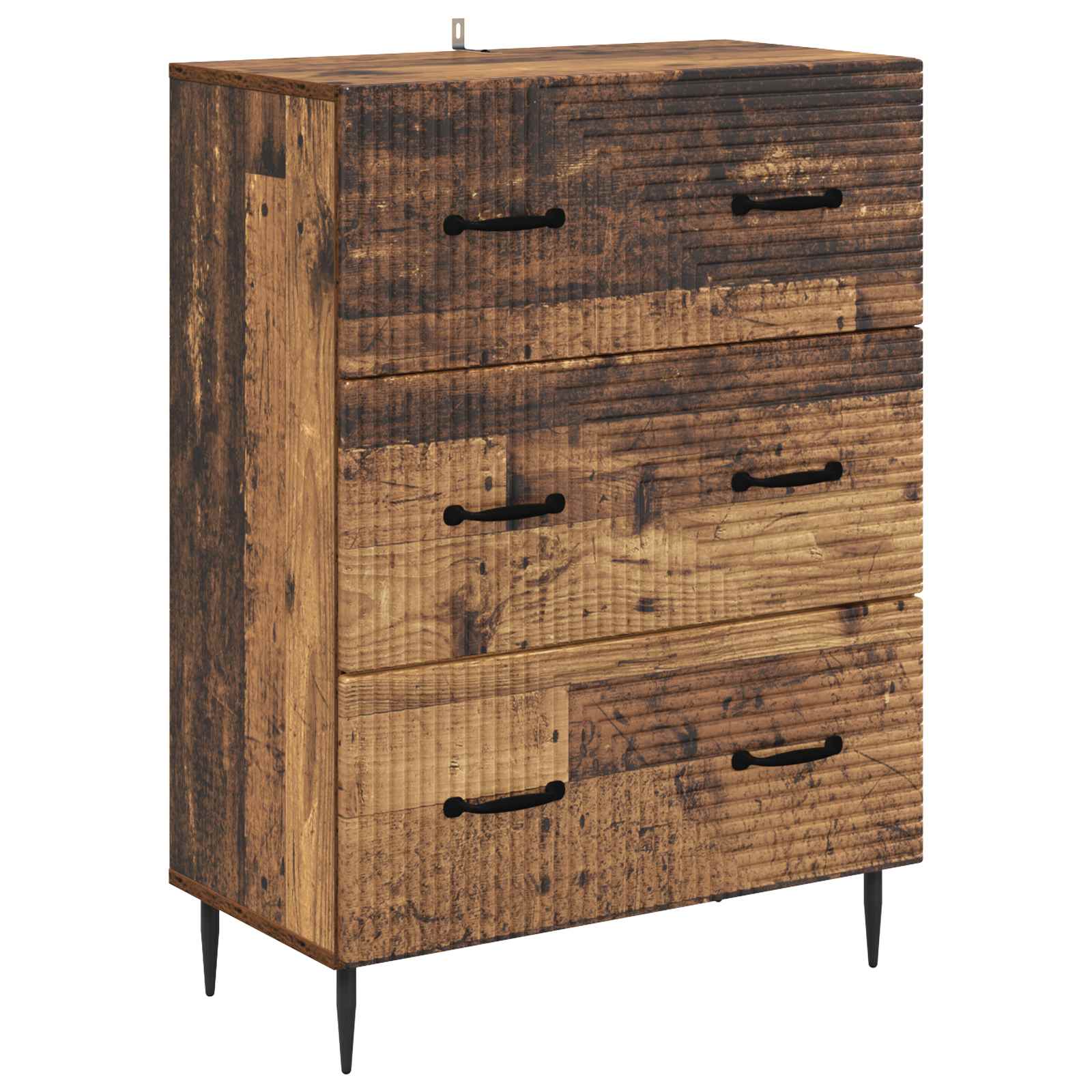 Cajonera Blanco Brillante 66 x 34,5 x 89,5 cm