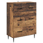 Cajonera Blanco Brillante 66 x 34,5 x 89,5 cm