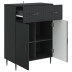 Aparador Negro 66 x 34,5 x 89,5 cm Madera de Ingeniería