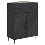 Aparador Negro 66 x 34,5 x 89,5 cm Madera de Ingeniería