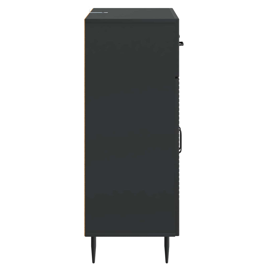 Aparador Negro 66 x 34,5 x 89,5 cm Madera de Ingeniería