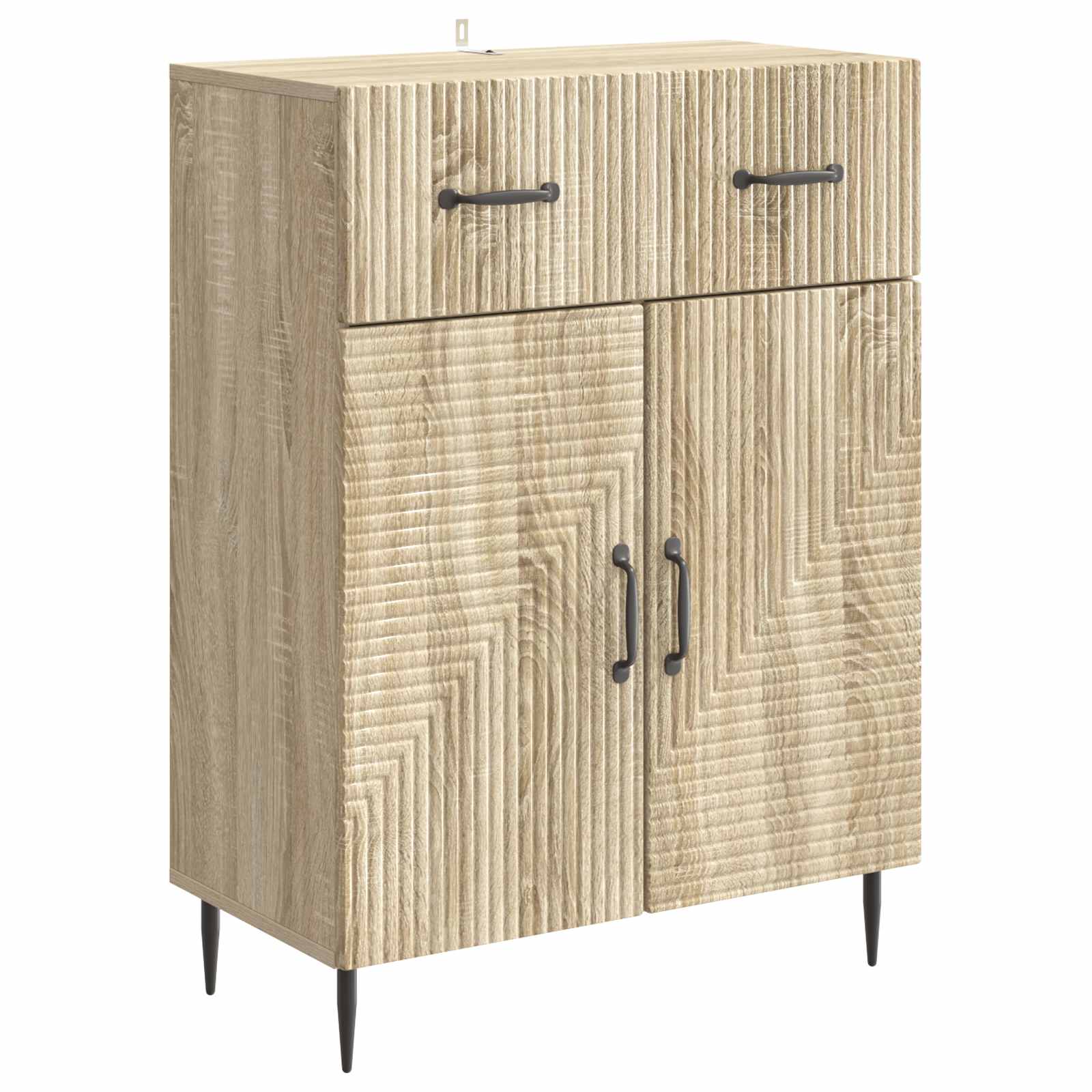 Aparador Roble Sonoma 66 x 34,5 x 89,5 cm Madera de Ingeniería